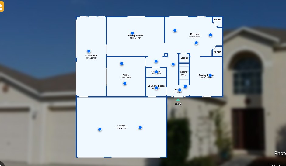 Floor 1 plan for 5002 Strada Dr